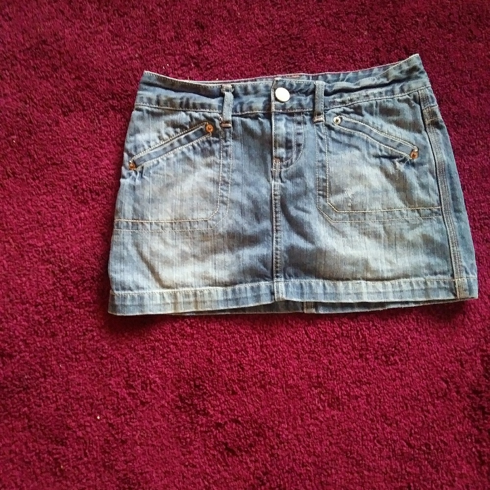 jean skirt